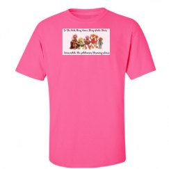 Unisex Ultra Cotton Safety Neon Crewneck Tee