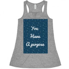 Ladies Flowy Racerback Tank