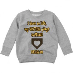 Toddler Crewneck Basic Promo Sweatshirt