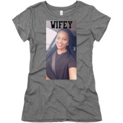 Ladies Slim Fit Super Soft Triblend Tee