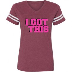 Ladies Relaxed Fit Vintage Sports Tee