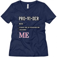 Ladies Relaxed Fit V-Neck Tee