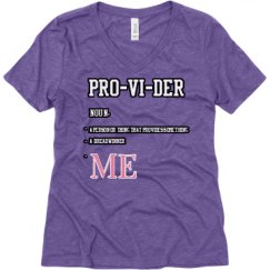 Ladies Relaxed Fit Super Soft Triblend V-Neck Tee