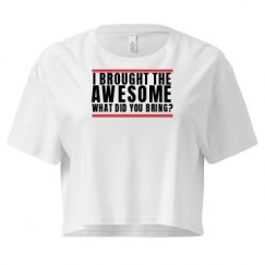 Ladies Festival Cali Crop Top Tee