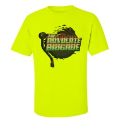Unisex Ultra Cotton Safety Neon Crewneck Tee