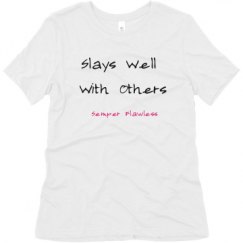 Ladies Relaxed Fit Super Soft Triblend Tee