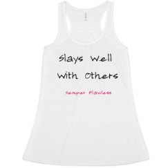 Ladies Flowy Racerback Tank