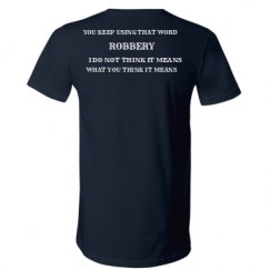 Unisex V-Neck Jersey Tee