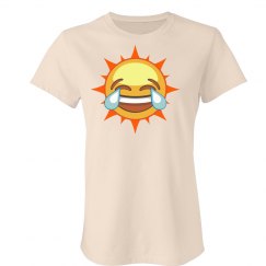 Laugh Sun Emoji T-Shirt
