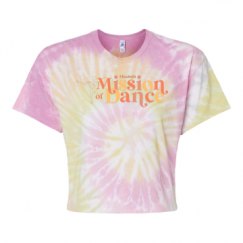 Women's Tie Dye Crop Top Tee