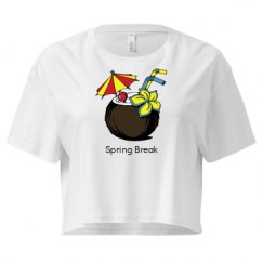 Ladies Festival Cali Crop Top Tee