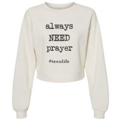 Women's Raglan Pullover Fleece