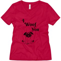 Ladies Relaxed Fit V-Neck Tee