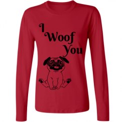 Ladies Relaxed Fit Basic Long Sleeve Tee