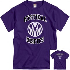 Mens Design 2: distressed purple t shirt this is fine 