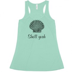 Ladies Flowy Racerback Tank