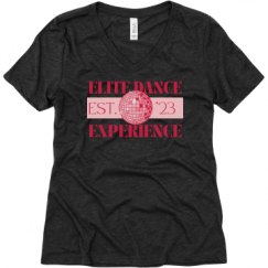 Ladies Relaxed Fit Super Soft Triblend V-Neck Tee