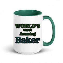 15oz Ceramic Mug with Color Inside