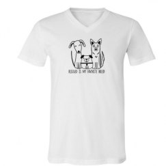 Unisex V-Neck Jersey Tee