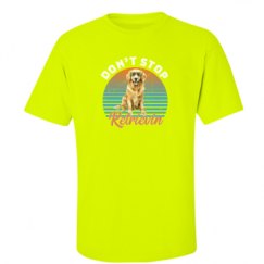 Unisex Ultra Cotton Safety Neon Crewneck Tee