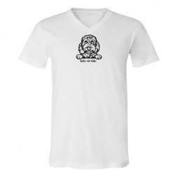 Unisex V-Neck Jersey Tee