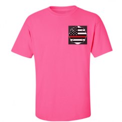 Unisex Ultra Cotton Safety Neon Crewneck Tee