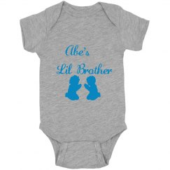 jc abe lil brother onesie