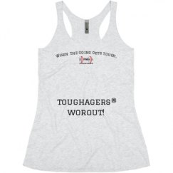 Ladies Slim Fit Super Soft Racerback Triblend Tank