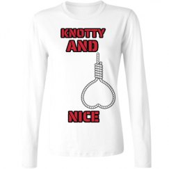 Ladies Relaxed Fit Basic Long Sleeve Tee