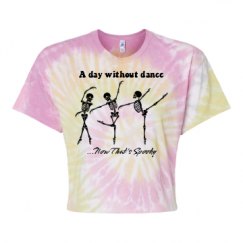 Women's Tie Dye Crop Top Tee