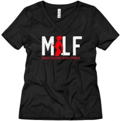 Ladies Relaxed Fit V-Neck Tee