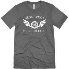 Custom Text Drone Pilot Shirt
