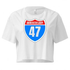 Ladies Festival Cali Crop Top Tee