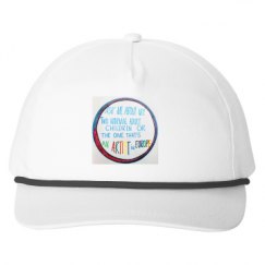 Snapback Five-Panel Rope Hat