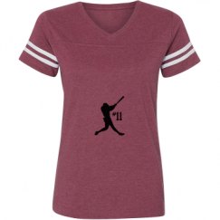 Ladies Relaxed Fit Vintage Sports Tee
