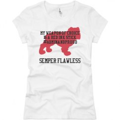 Ladies Slim Fit Basic Promo Jersey Tee