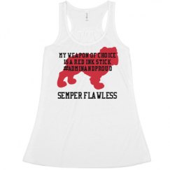 Ladies Flowy Racerback Tank