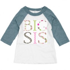 Toddler 3/4 Sleeve Raglan Tee