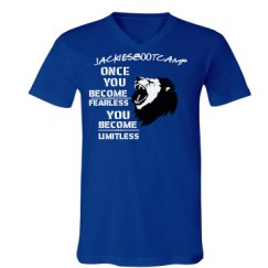 Unisex V-Neck Jersey Tee