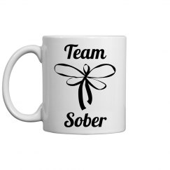 Team sober coffee cup