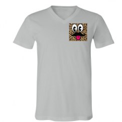 Unisex V-Neck Jersey Tee