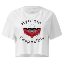 Ladies Festival Cali Crop Top Tee