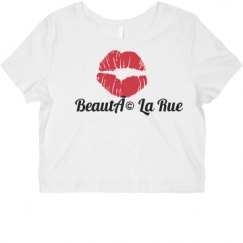 Ladies Slim Fit Crop Top Tee