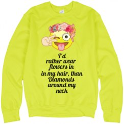 Unisex Neon Crewneck Sweatshirt