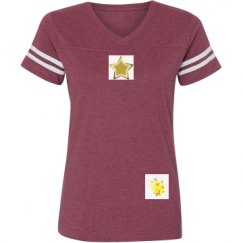 Ladies Relaxed Fit Vintage Sports Tee