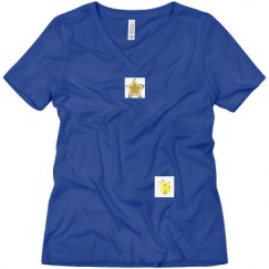 Ladies Relaxed Fit V-Neck Tee
