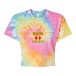 Women's Tie Dye Crop Top Tee