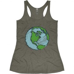 Planet Earth Tank Top
