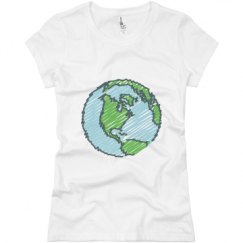 Ladies Slim Fit Basic Promo Jersey Tee