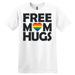 Unisex Basic Tee Free Mom Hugs Black Font